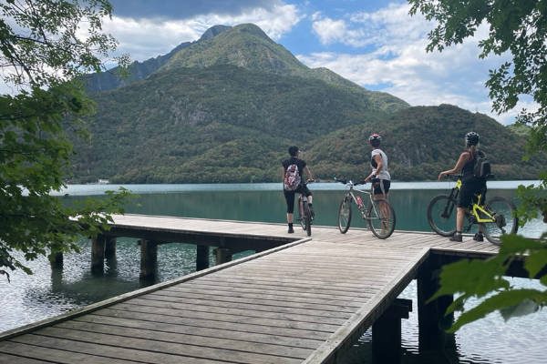 Lago di Cavazzo in Bici